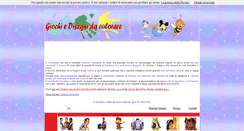 Desktop Screenshot of giochiedisegnidacolorare.it